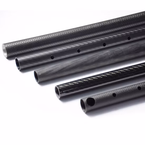 Woven Pattern Carbon Fiber Tube 6 Foot Carbon Fiber Tube
