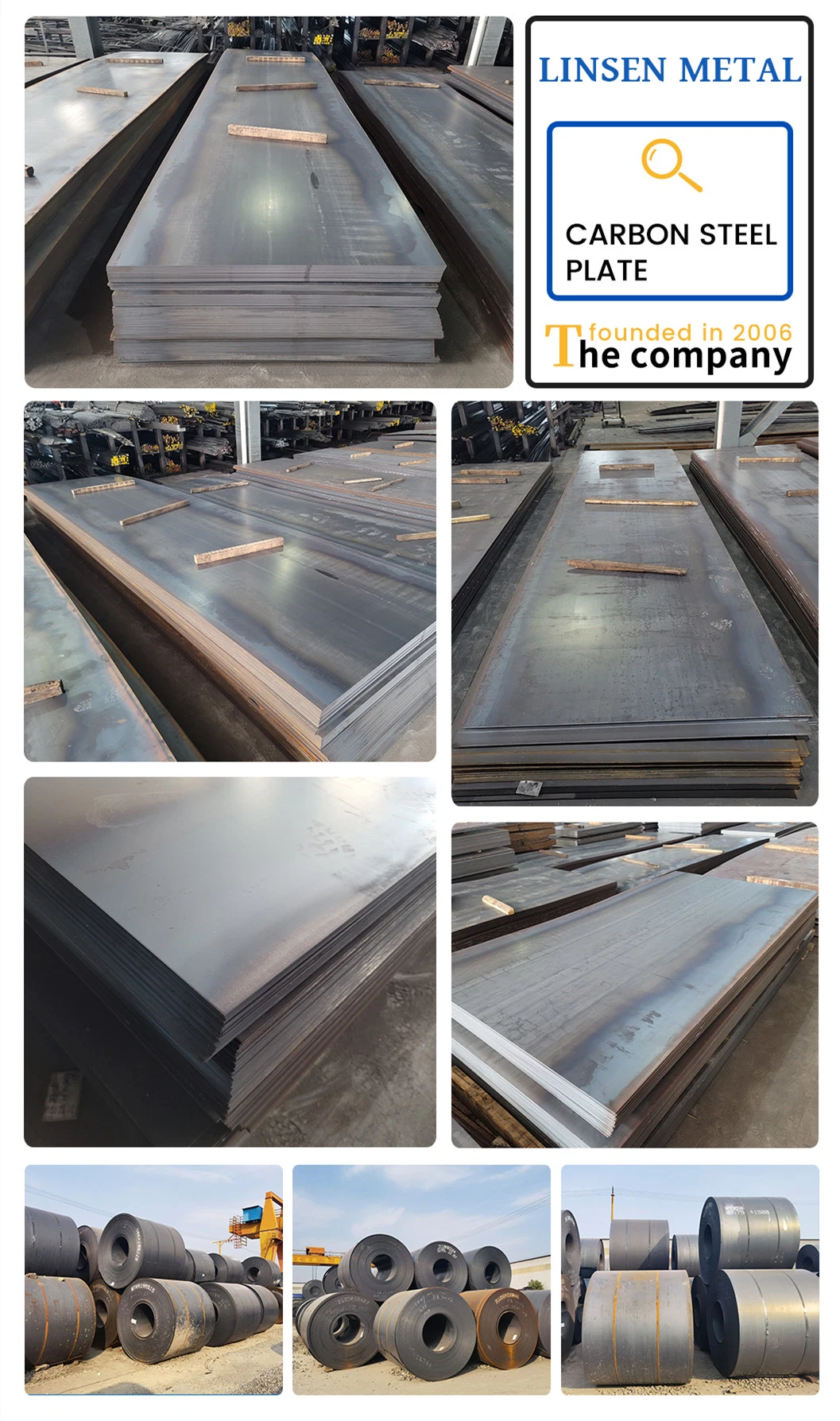 China Factory Good Carbon Fiber Sheet Mild Carbon Steel Sheets St37 Carbon Steel Plate